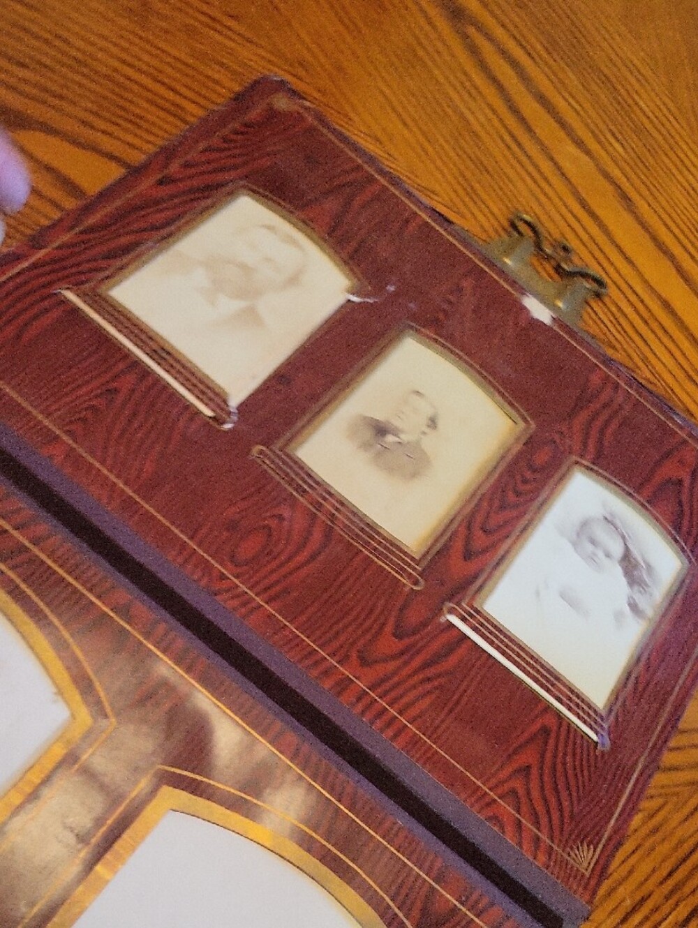 Antique Velvet Parlor Photo Album~ Velvet~ 46  Photos - Picture 11 of 12